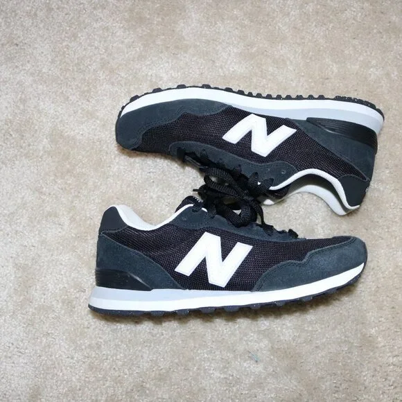 New Balance Black and White Athletic Shoes - Picture 3 of 4